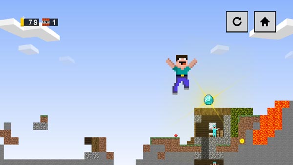 Tìm được viên kim cương để hoàn thành cấp độ