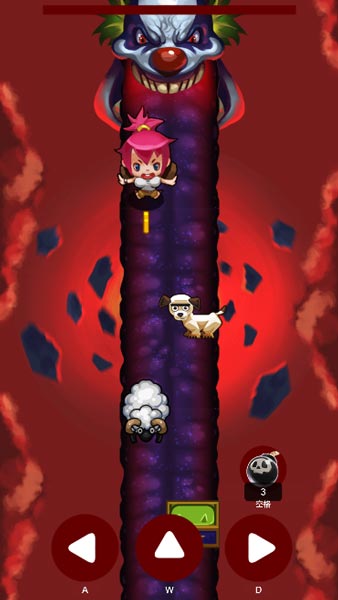 Nhảy lên cao để tránh chướng ngại vật