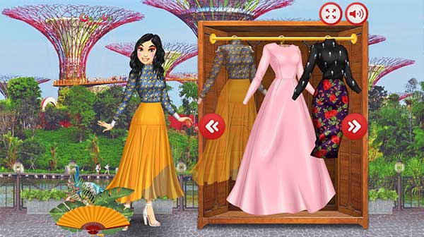 Chọn trang phục cho Mulan