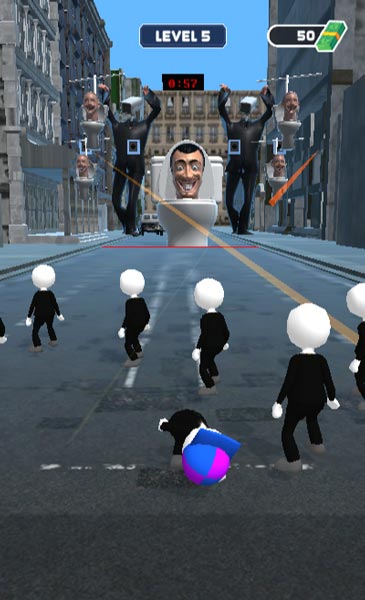 Lưu ý khi Skibidi quay mặt lại rất nhanh