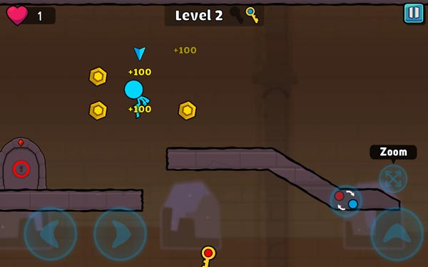 Thu thập tất cả xu vàng xuất hiện trên màn hình