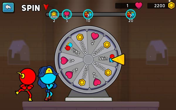 Vòng quay may mắn với nhiều phần thưởng hấp dẫn