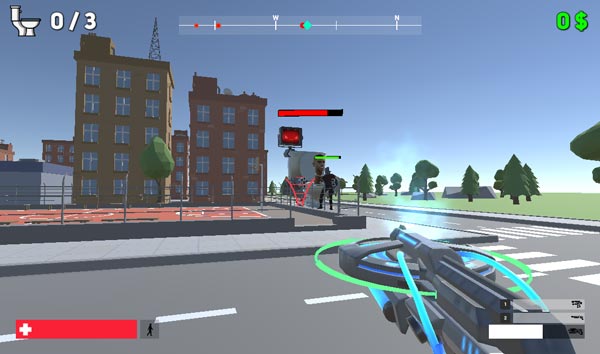 Tìm và tiêu diệt những vật thể Skibidi nguy hiểm trong thành phố