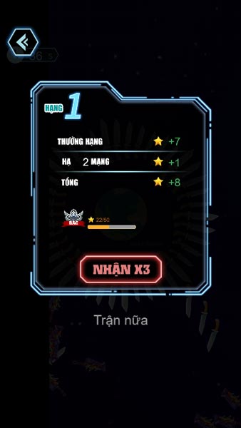 Giành thật nhiều chiến thắng để lên hạng