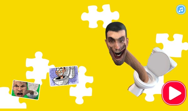 Cùng thử sức với game xếp hình, ghép hình Skibidi Toilet