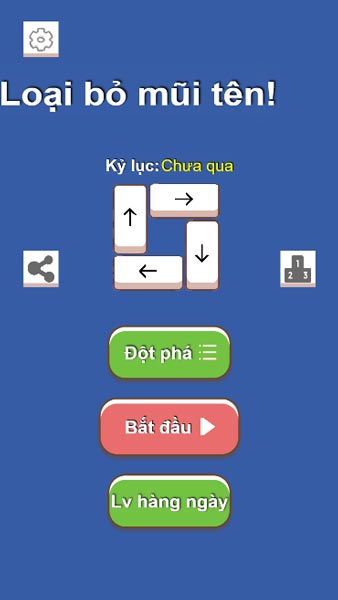 Chơi game Loại bỏ mũi tên - GameVui