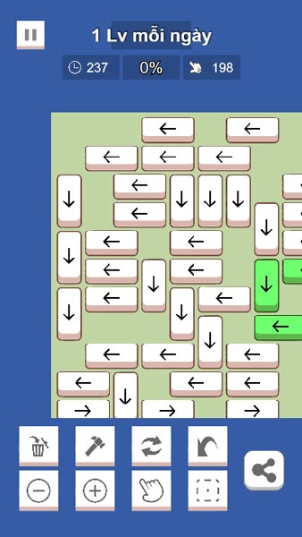 Ưu tiên loại bỏ những mũi tên ở phần ngoài cùng trước tiên