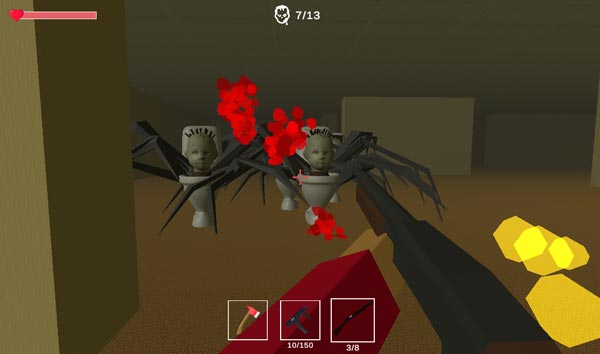 Sử dụng các loại súng khác nhau