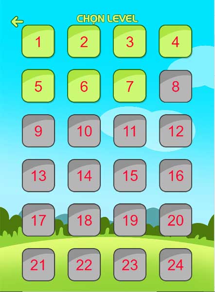 Chọn cấp độ