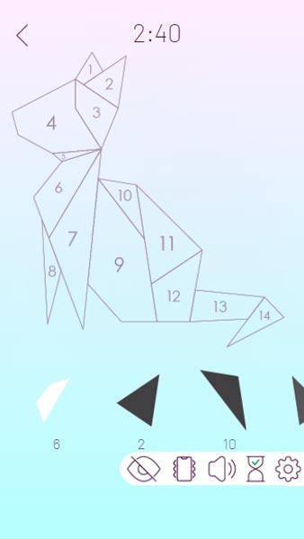 Bật chế độ ẩn hoặc hiện số trong phần CÀI ĐẶT