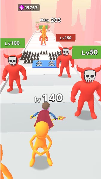 Lựa chọn quái vật với chỉ số sức mạnh thấp hơn để chiến đấu