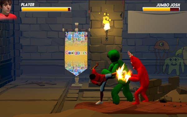 Tung combo đấm đá kết hợp với lũ quái vật Rainbow Friends