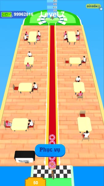 Đưa vào nhà hàng GameVui để phục vụ khách hàng