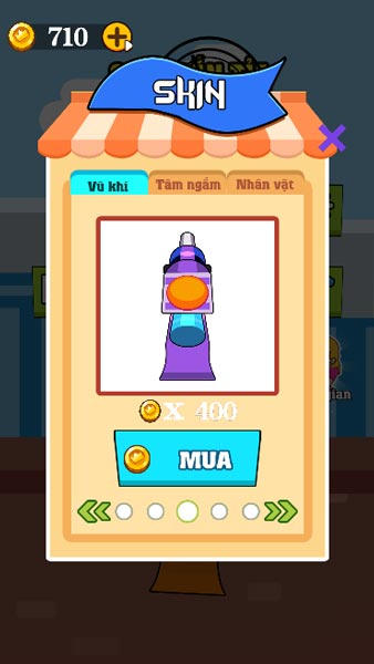 Những mẫu Skin vũ khí có trong Shop cửa hàng