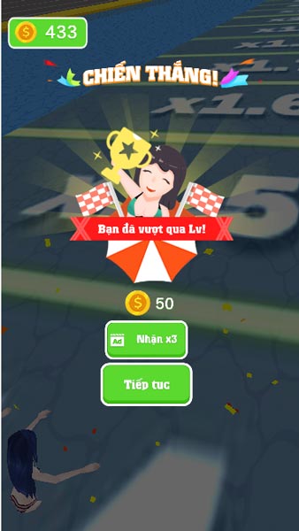 Giành chiến thắng tất cả level cấp độ