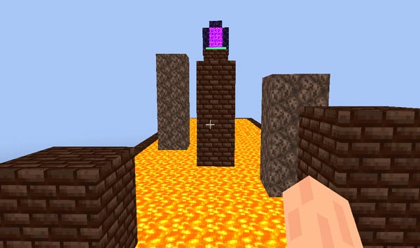 Điều khiển nhân vật Minecraft thực hiện những cú nhảy Parkour