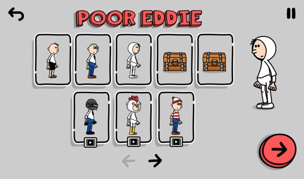 Rất nhiều mẫu Skin trang phục của anh chàng Eddie