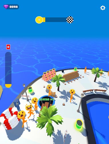 Hút tất cả đồ vật, con người.... trên đường di chuyển