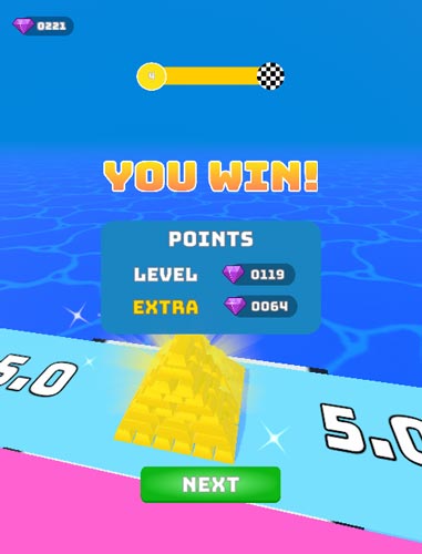 Hoàn thành thử thách và nhận thưởng kim cương