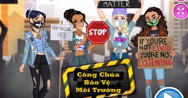 Công chúa bảo vệ môi trường