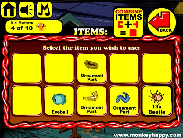 Thu thập các mảnh vật phẩm nhỏ