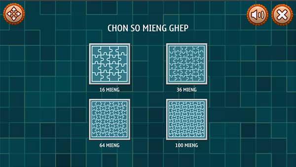 Chọn số miếng ghép