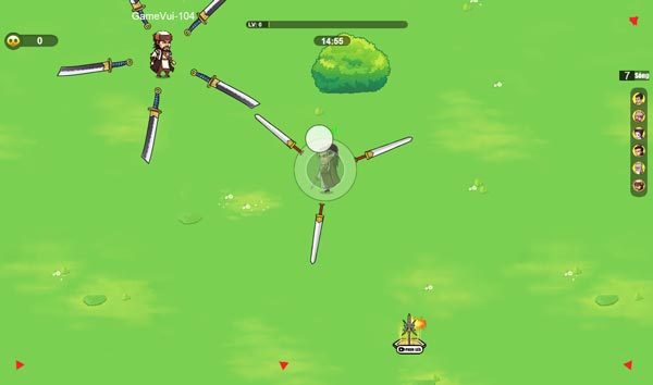 Điều khiển, di chuyển nhân vật trên bản đồ