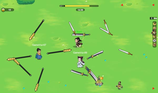 Đối đầu với những vị đại hiệp khác