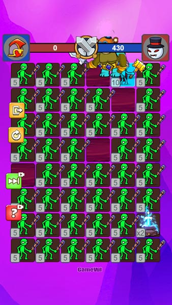 Thu thập quân lính để tăng sức mạnh Stickman