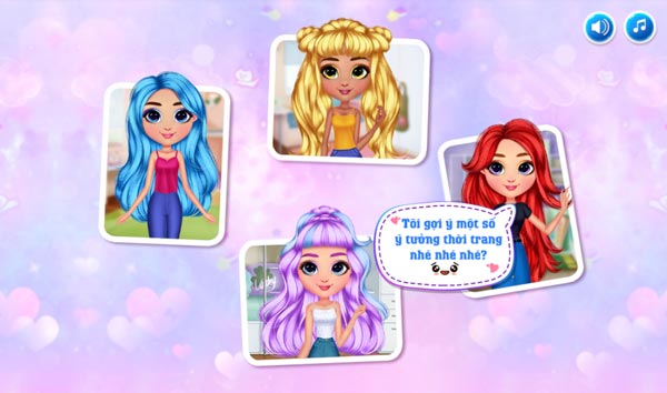 Cốt truyện gameplay giữa 4 cô bạn gái thân thiết