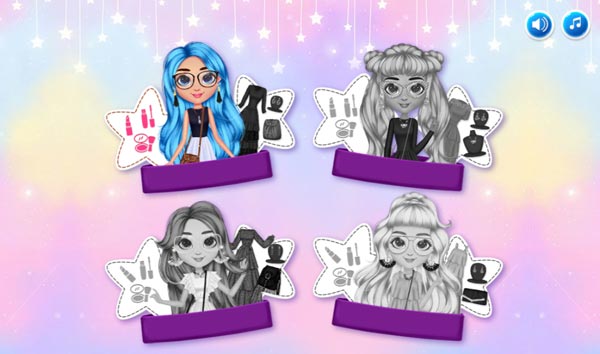 Lần lượt giúp họ trang điểm, lựa chọn trang phục