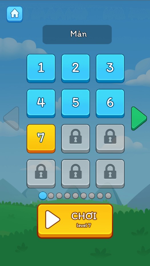 Game có tổng cộng 108 màn chơi