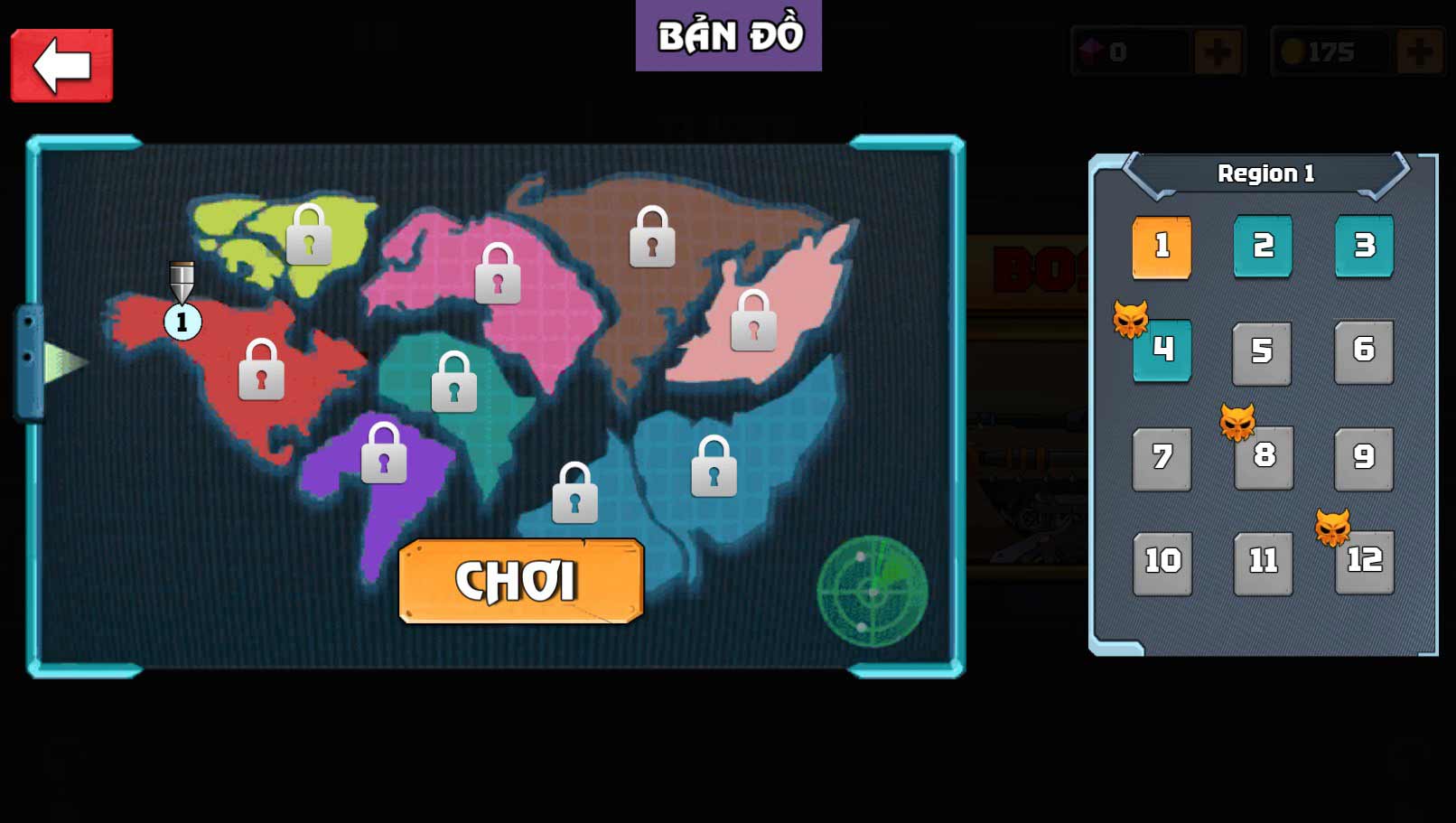 Bản đồ của game