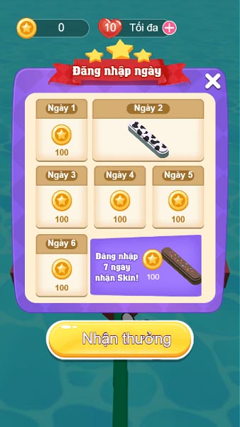 Quà đăng nhập hàng ngày