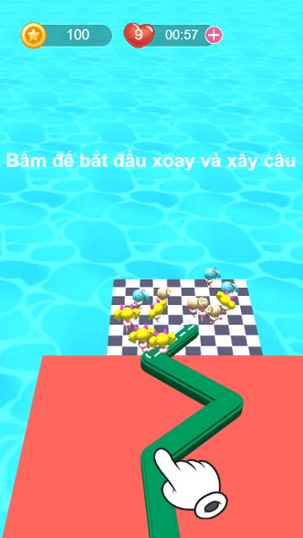 Đưa người dân về phía bờ bên kia an toàn