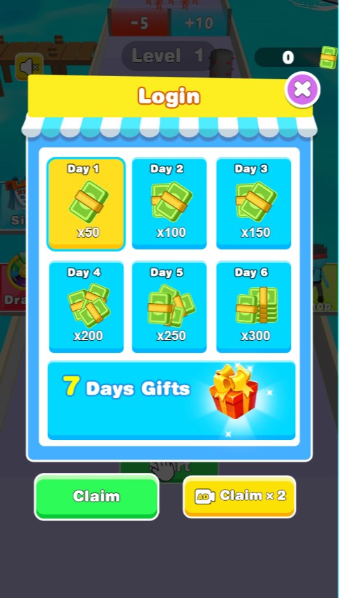 Phần thưởng đăng nhập hằng ngày