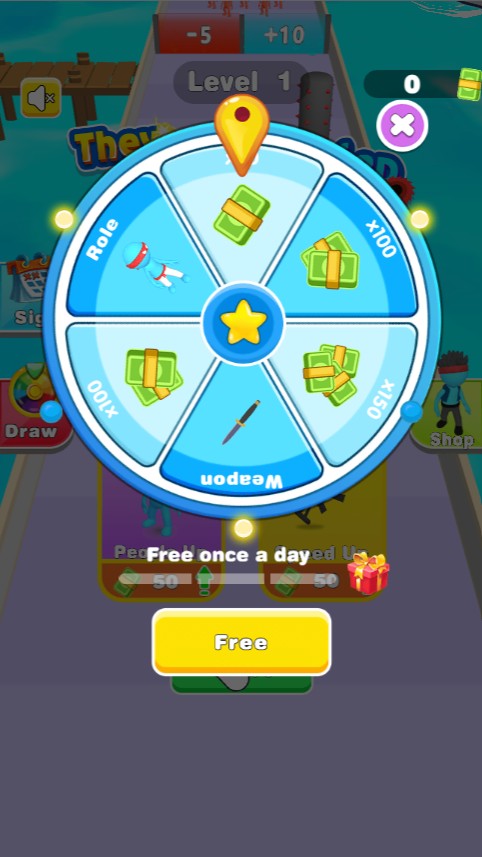 Vòng quay nhận thưởng may mắn