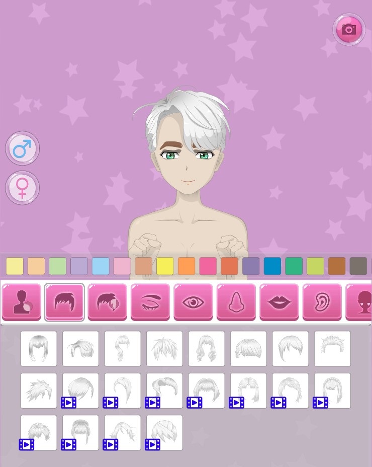 Game có 2 giới tính lựa chọn: Nam và nữ