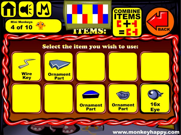 Thu thập những mảnh vật phẩm nhỏ riêng lẻ