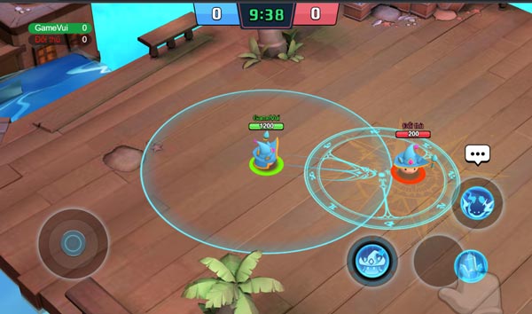 Tung chiêu, skill để tấn công đối thủ