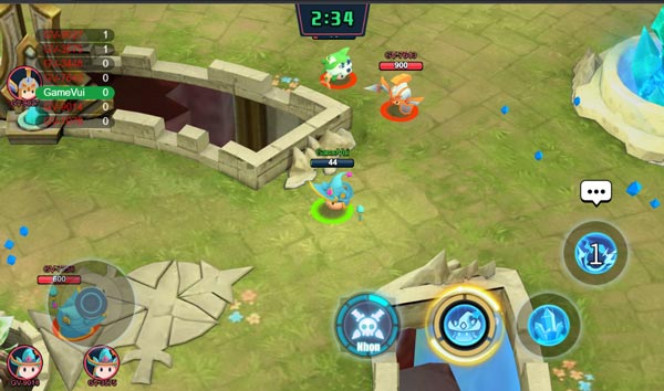 Trò chơi với phong cách Moba sinh tồn