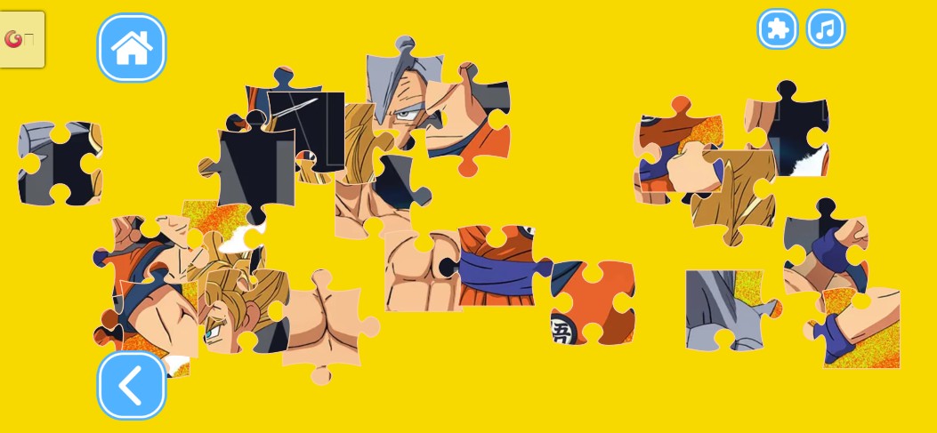 Với mức độ khó, tranh được chia làm rất nhiều mảnh