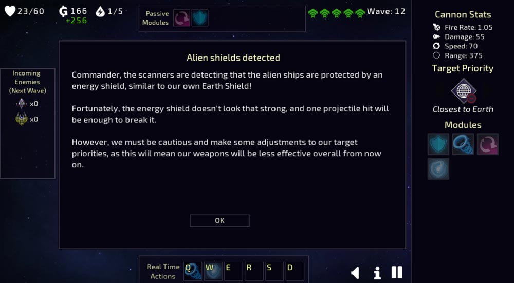 Thông báo khi hoàn thành màn chơi