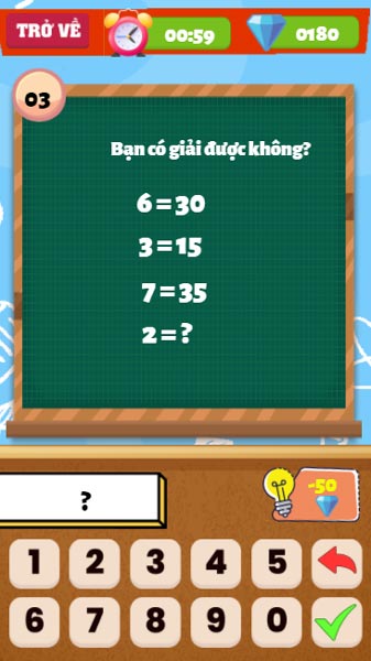 Nhanh chóng tư duy logic để đưa ra câu trả lời chính xác