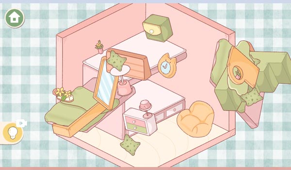 Lần lượt hoàn thành việc trang trí căn phòng