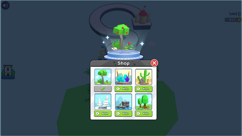 Có tất cả 6 vùng đất đợi bạn khám phá.