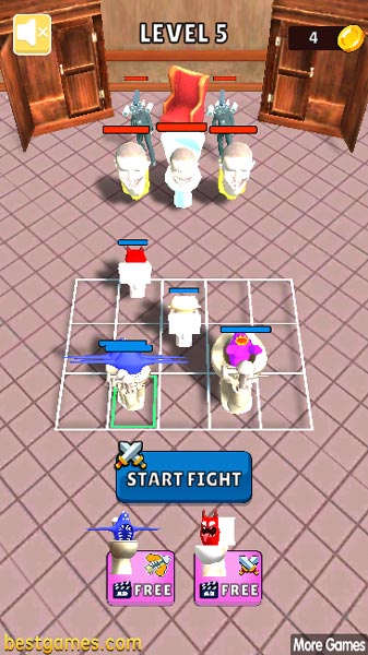 Mua mới và cố gắng kết hợp, hợp nhất Skibidi Toilet