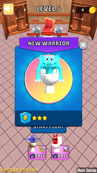 Mở khóa các quân lính Skibidi Toilet mới