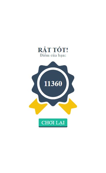 Cố gắng đạt số điểm cao kỷ lục