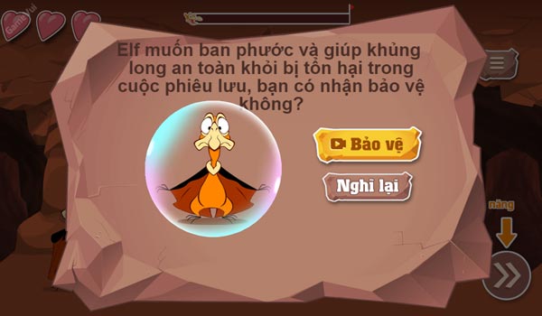 Nhận Buff bảo vệ mỗi thử thách